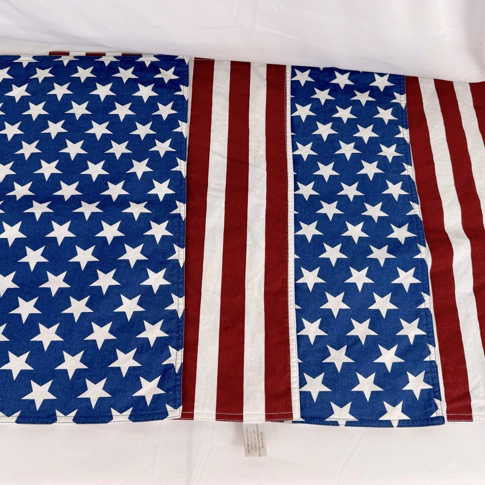 Set of 4 William Sonoma Stars and Stripes Placemats
